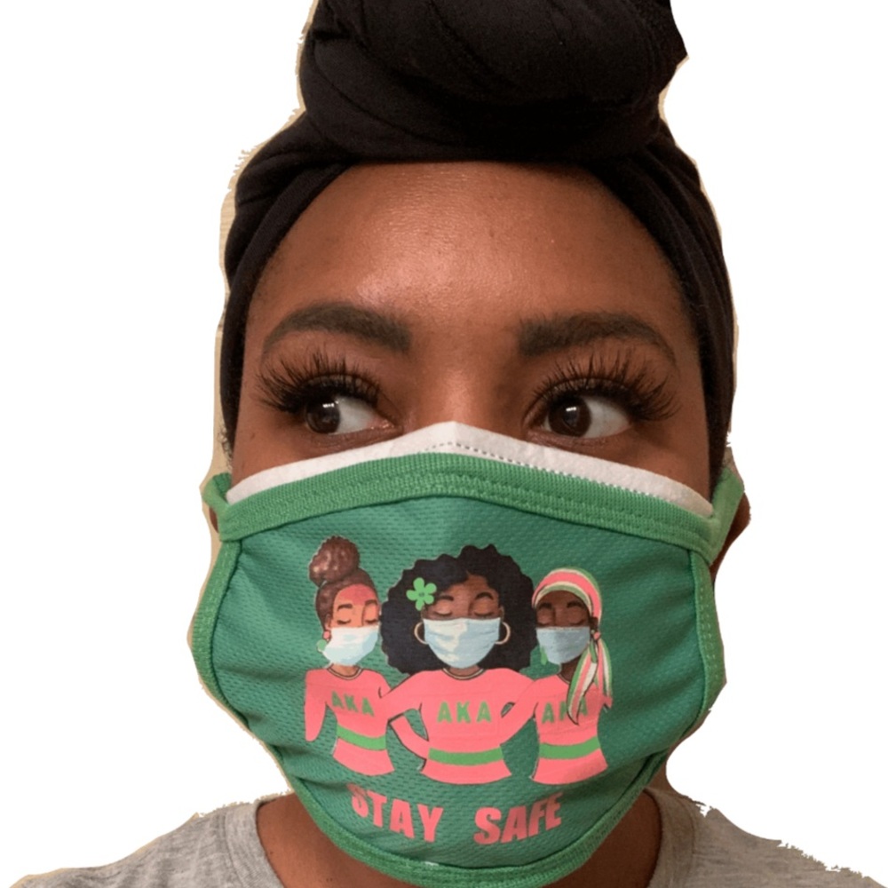 Cloth AKA face mask covering sorority - Picture 3 of 5